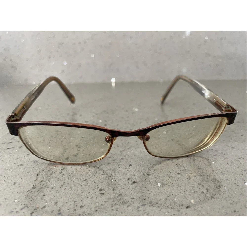 Fossil Womens Eyeglasses Libby 0DC7 52-17 135 FRAMES ONLY Full Rim tortoise